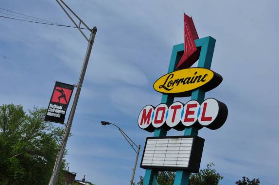 O famoso motel onde Luther King fo iassassinado. Hoje virou museu, em Memphis, no Tennessee - EUA
